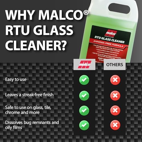 Malco Ready-To-Use Glass Cleaner - 1 Gallon 1
