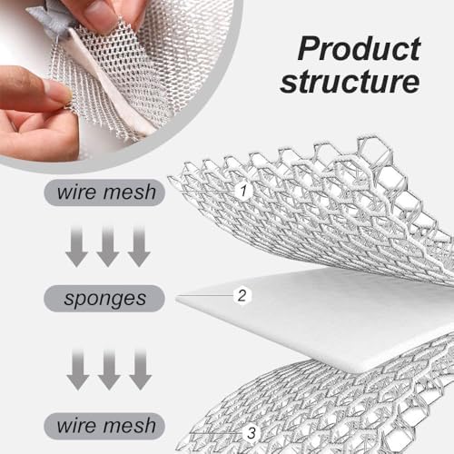 Jiexily 2025 Multipurpose Wire Dish Rags 5 Pcs 1