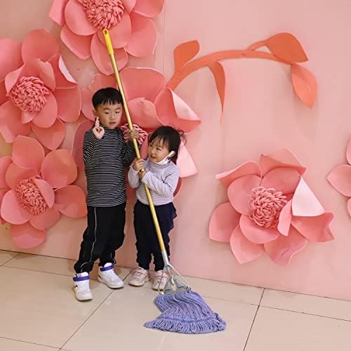 Midoneat Heavy Duty String Mop Set with 3 Replacement Heads