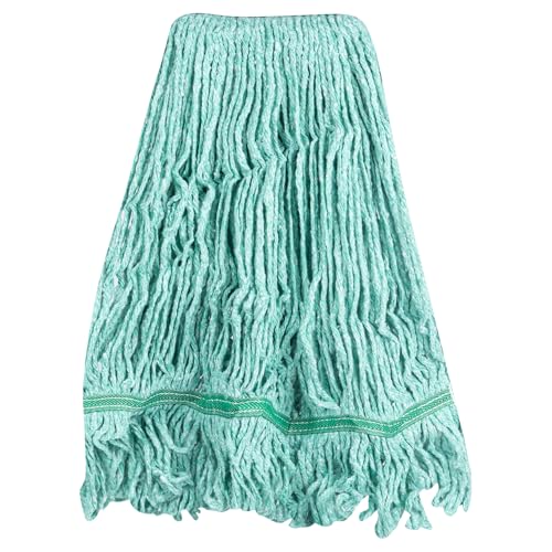 Restaurantware Mop Head Refill - 16 Ounce Cotton Blend Green