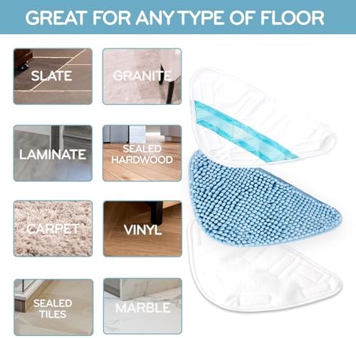 H2O MOP HD Steam Mop Accessories 3pk