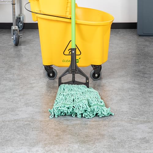 Restaurantware Mop Head Refill - 16 Ounce Cotton Blend Green