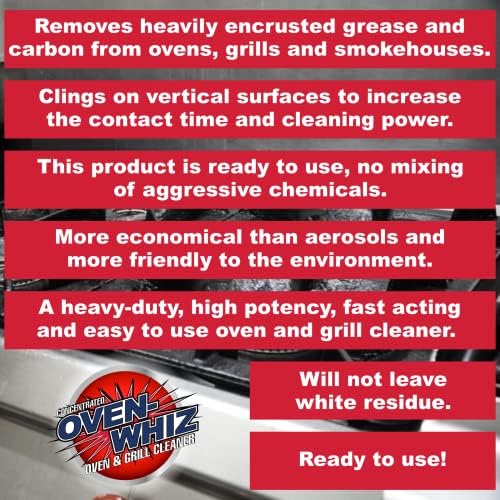1 Gallon Oven Grill Cleaner by FryOilSaver Co - Deep Cleaning Power