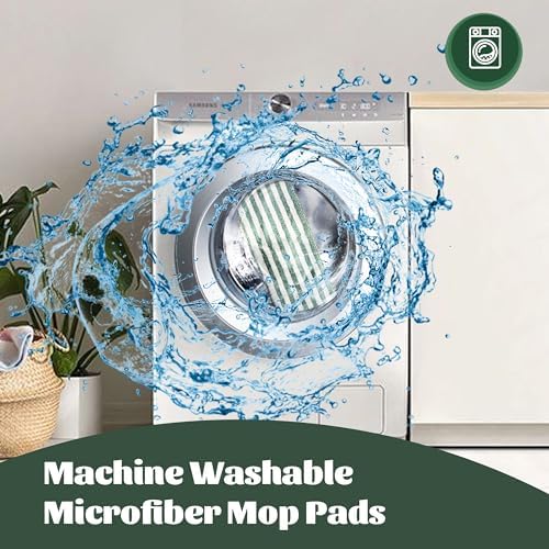 Planially 4 Pack Microfiber Mop Pad Refills for Libman Mops