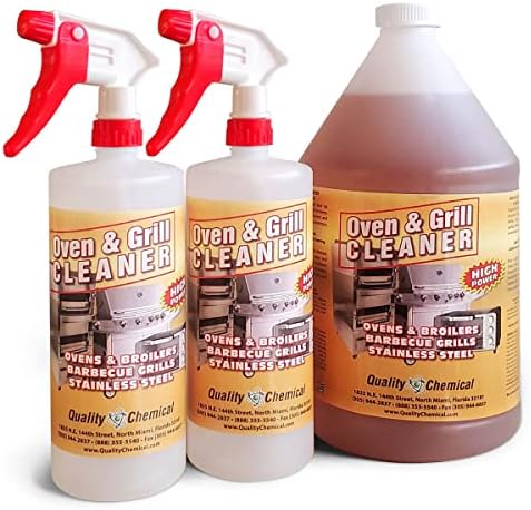 Quality Chemical Oven Cleaner Grill Cleaner - 1 Gallon Combo