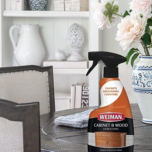 Weiman Cabinet Cleaner 16 oz 2 Pack with Microfiber Towel