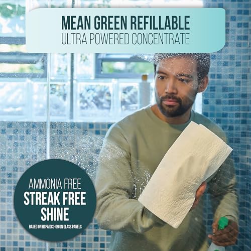Mean Green Refillable Glass Cleaner 143 Ounce 6 Pack
