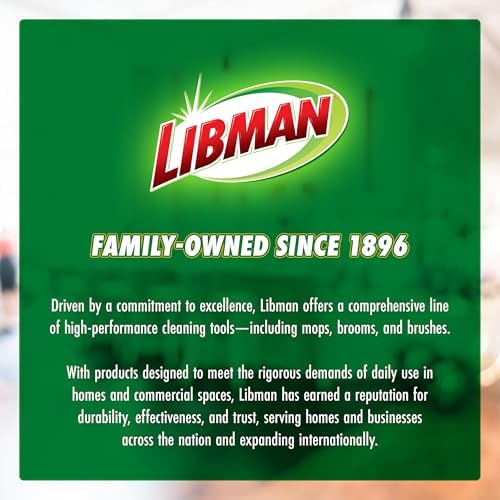 Libman Rinse n Wring Mop and Bucket Set 2 Microfiber Pads Green