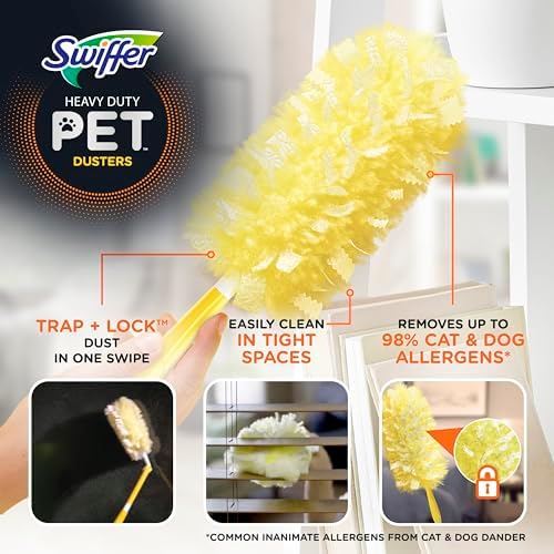 Swiffer Pet Heavy Duty Dusters Refills with Febreze Odor Defense