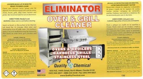 Quality Chemical Oven Cleaner Grill Cleaner - 1 Gallon Combo