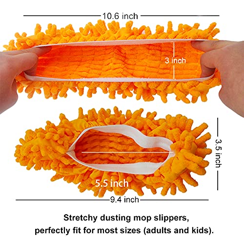 SUSIFT 10 PCS Dust Duster Slippers for Home Office Kitchen