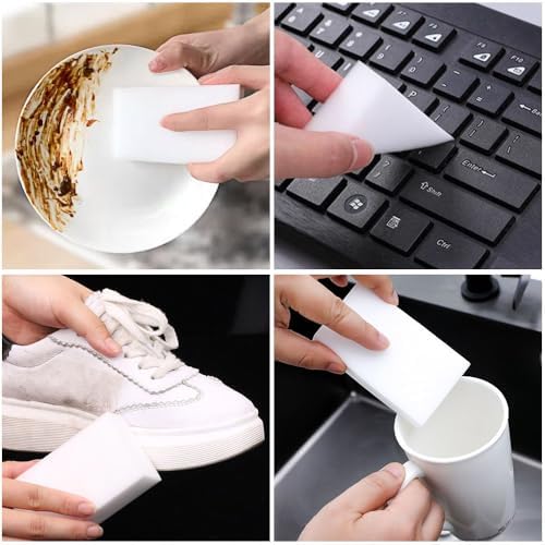 Magic Sponge Eraser 100 Pack - Multi Surface Cleaner
