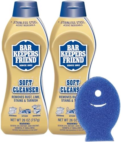 Bar Keepers Friend Soft Cleanser Liquid 2 Pack 26 Oz