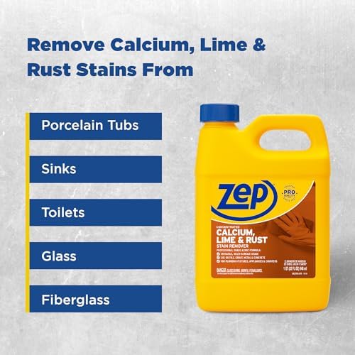 Zep Concentrated Lime Rust Remover 32 oz Case of 12