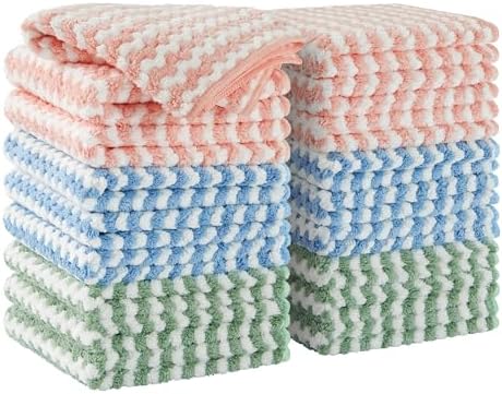 JOYMOOP 18 Pack Microfiber Cleaning Cloths 1