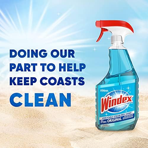 Windex Original Blue Glass Cleaner Refill 2L Pack of 2