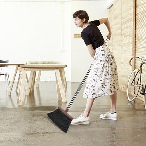 Kelamayi Upgrade Broom and Dustpan Set with Long Handle