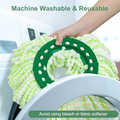 Vosante 4pcs Spin Mop Replacement Heads 1