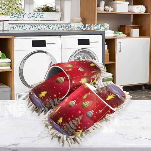 FLildon Microfiber Mopping Slippers for House Floor Cleaning