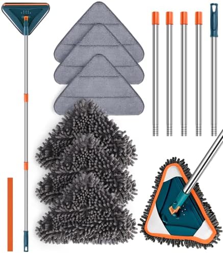 RUZYEDAL Wall Cleaner Mop with 85 Long Handle 1