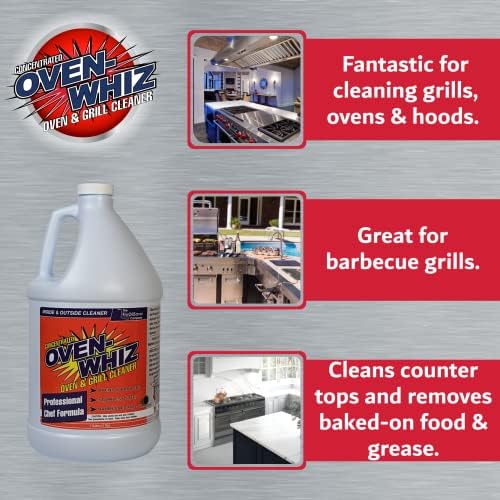 1 Gallon Oven Grill Cleaner by FryOilSaver Co - Deep Cleaning Power
