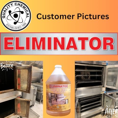 Quality Chemical Oven Cleaner Grill Cleaner - 1 Gallon Combo