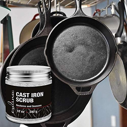Culina Cast Iron Scrub - Natural Rust Remover Seasoning