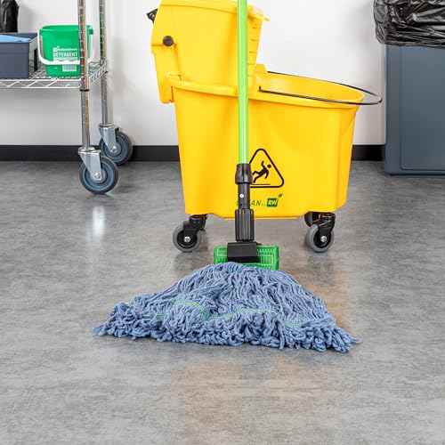 Restaurantware Mop Head Refill - 24 Ounce 5 Inch Headband Cotton Blend Machine Washable