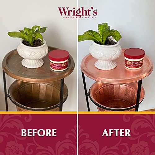 Wrights by Weiman Cream Copper and Brass Cleaner 1