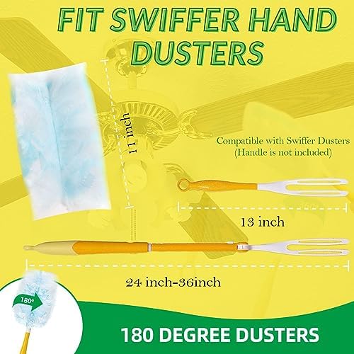 Frescares Static Dust Brush Refill - 18PCS Blue for Swiffer Compatible