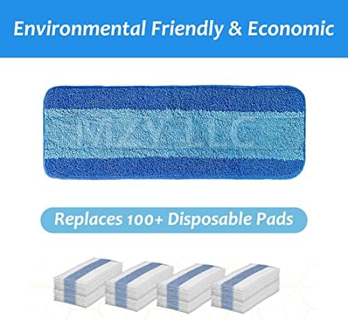 MZY LLC 8 Pack Microfiber Mop Pads for Bona and Other Mops