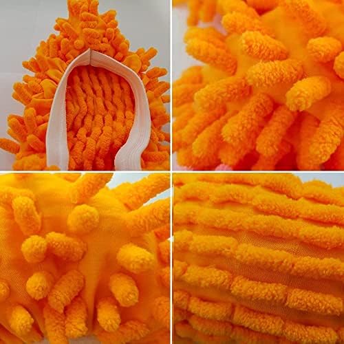 Yueiehe 5 Pairs Multi-Function Dust Duster Mop Slippers