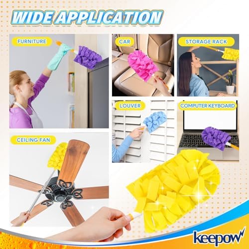 KEEPOW Reusable Duster Refills 4 Pack