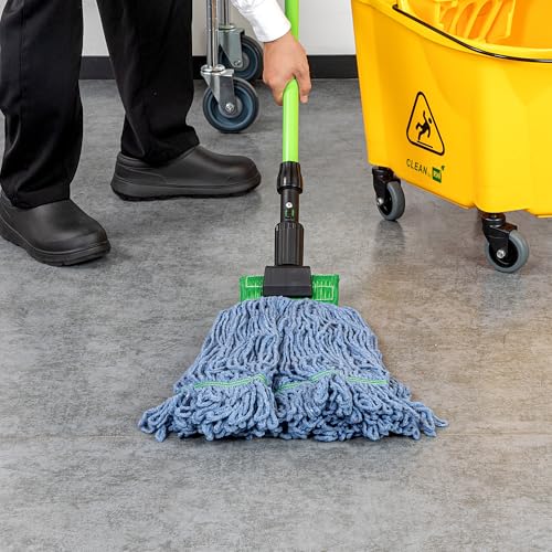 Restaurantware Mop Head Refill - 24 Ounce 5 Inch Headband Cotton Blend Machine Washable