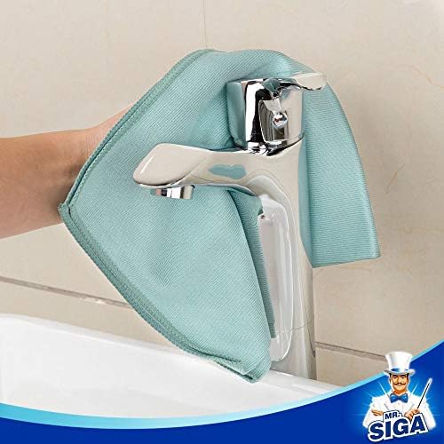MRSIGA Ultra Fine Microfiber Cloths Pack of 12 35x40cm