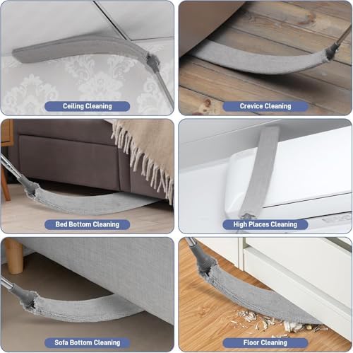 Retractable Gap Duster with 30-100 Inch Handle