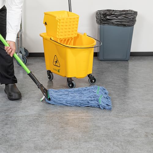 Restaurantware MOP Head Only - 32 Ounce Wet Mop Cotton Blend Machine Washable