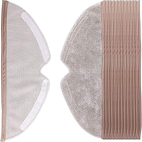 KEEPOW Microfiber Mop Cloth 12-Pack for Roborock Robot Vacuums