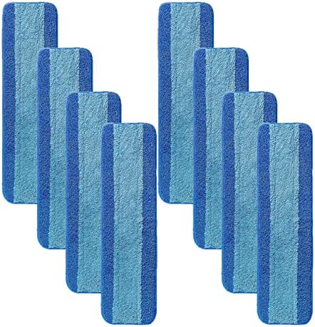 MZY LLC 8 Pack Microfiber Mop Pads for Bona and Other Mops