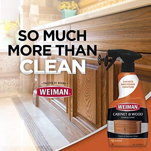 Weiman Cabinet Cleaner 16 oz 2 Pack with Microfiber Towel