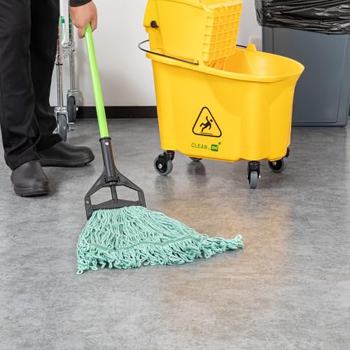 Restaurantware Mop Head Refill - 16 Ounce Cotton Blend Green