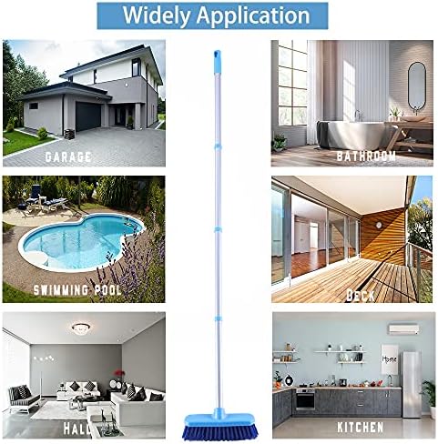 YONILL Deck Brush with Long Handle for Cleaning