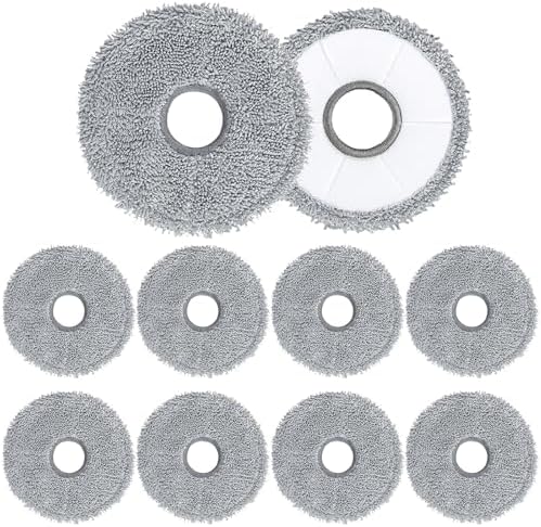 10 Pack Mop Pads for Dreame Vacuums Microfiber Replacement