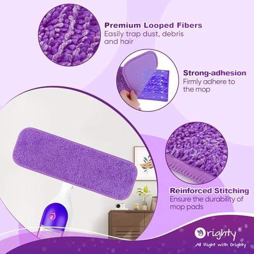 Orighty Reusable Mop Pads for Swiffer PowerMop 20 Pack