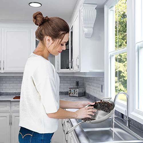 SCRUBIT 6 Pack Stainless Steel Scourers - Dish Pot Pan and Oven Cleaner
