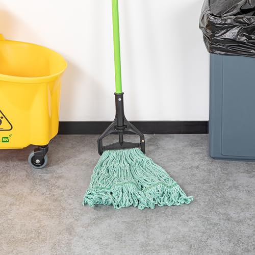 Restaurantware Mop Head Refill - 16 Ounce Cotton Blend Green