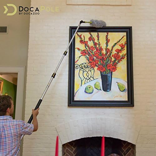 DOCA Telescoping Pole 5-12 Ft - High Reach Duster Kit for Cleaning