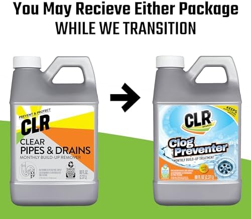 CLR Clog Preventer 80 Ounce Drain Cleaner 1