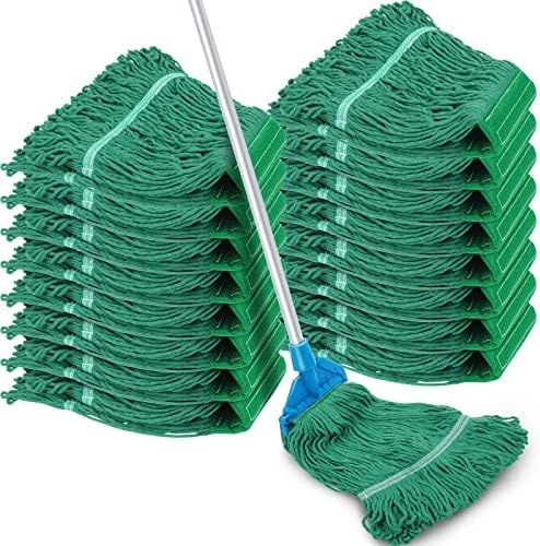 Roshtia 16-Pack Heavy Duty Cotton Mop Heads Replacements