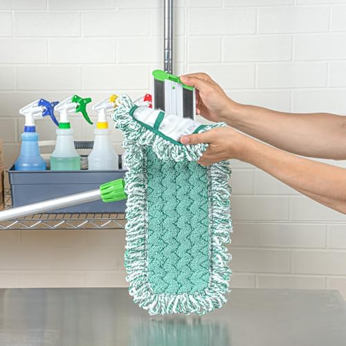 Restaurantware Clean Tek Professional Dry Mop Pad 1 Dust Pad with Fringe